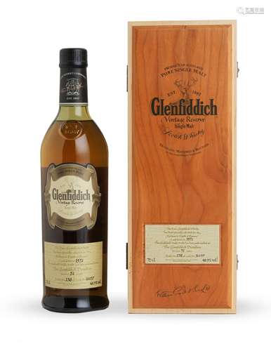 Glenfiddich Vintage Reserve-31 year old-1972