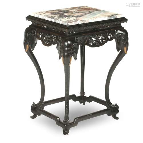 A marble topped occasional table 20th century