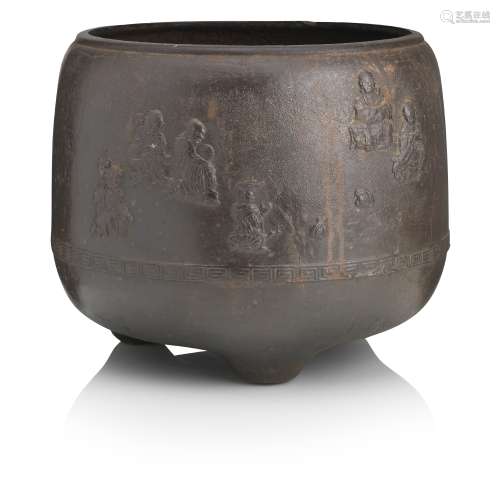 A large cast iron incense burner Ming Dynasty