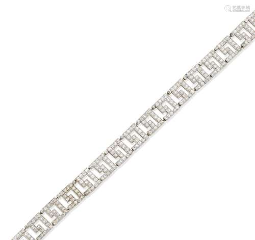 A diamond bracelet