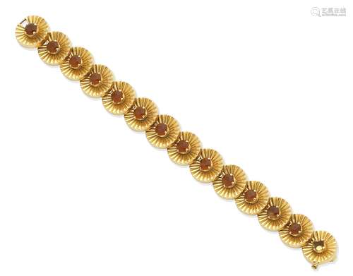 A citrine bracelet, by Boucheron,