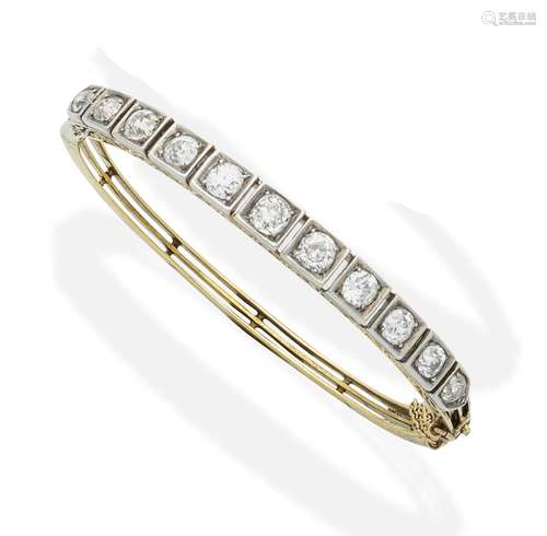 A diamond bangle