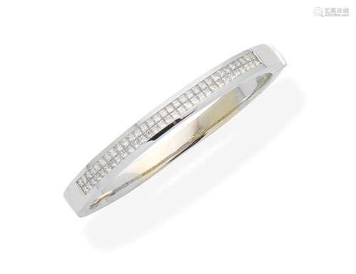 A diamond bangle