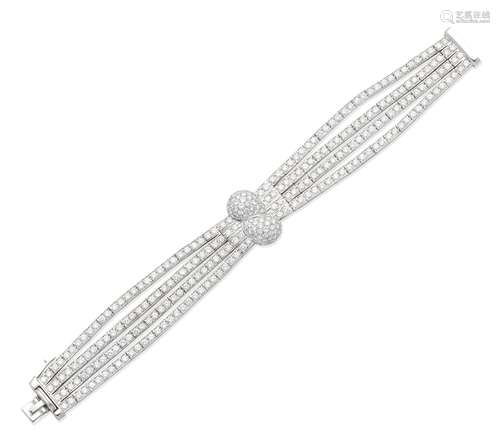 A diamond bracelet