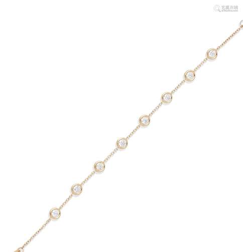 A diamond bracelet