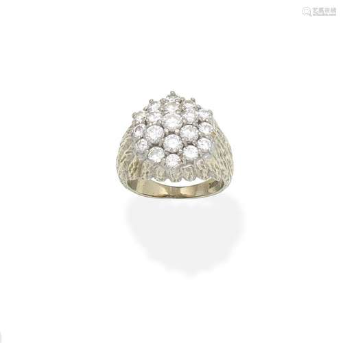 A diamond dress ring,