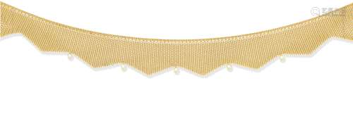 A diamond collar necklace, by Elsa Peretti for Tiffany