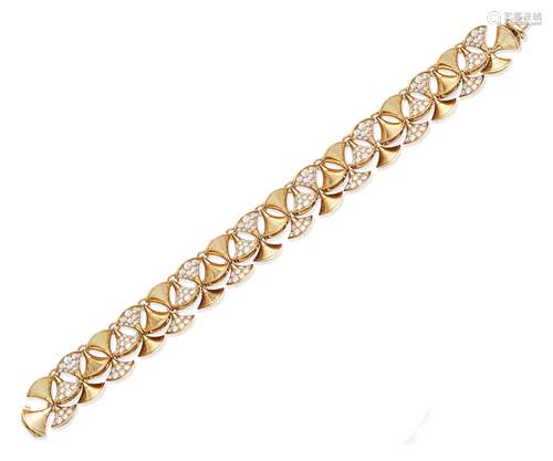 A diamond 'Divas' Dream' bracelet, by Bulgari