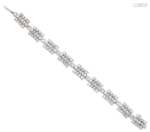 A diamond bracelet