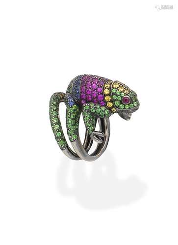 A 'Masy, the Chameleon' ring, by Boucheron