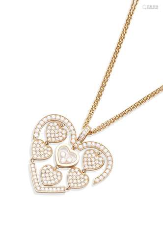 A 'Happy Diamonds' pendant necklace, by Chopard