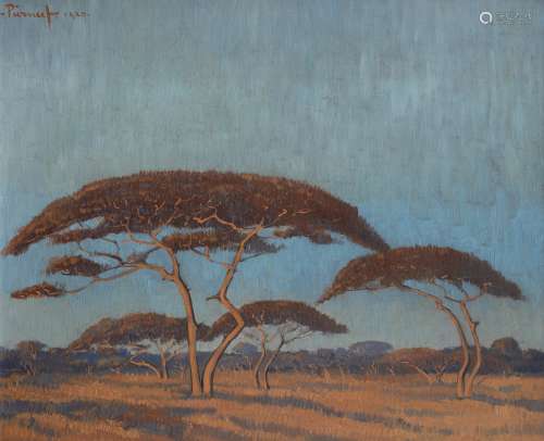 Jacob Hendrik Pierneef (South African, 1886-1957) Acacias
