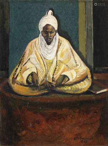 Benedict Chukwukadibia Enwonwu M.B.E (Nigerian, 1917-1994) Malam