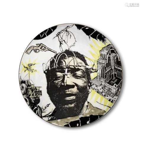 Steven Cohen (South African, born 1962) Six Commemorative Plates for Johannesburg Mayoral Arts Ba...