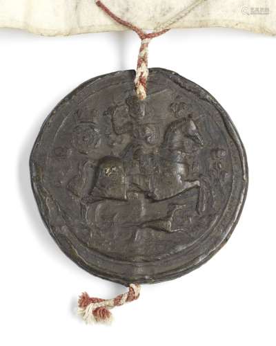 WILTSHIRE – SWINDON FAIR AND MARKET Letters Patent issued by Charles I under the Great Seal, and ...