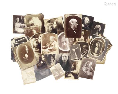 CAMERON (JULIA MARGARET) A collection of 41 albumen copy print portraits (or subject studies), si...