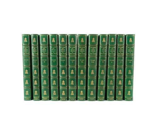 ARABIAN NIGHTS - BINDINGS Le livre des mille nuits et une nuit, 12 vol., Paris, H. Piazza, [1926-...