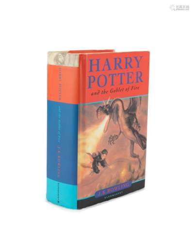 ROWLING (J.K.) Harry Potter and the Goblet of Fire, FIRST EDITION, INSCRIBED BY THE AUTHOR 'to Br...
