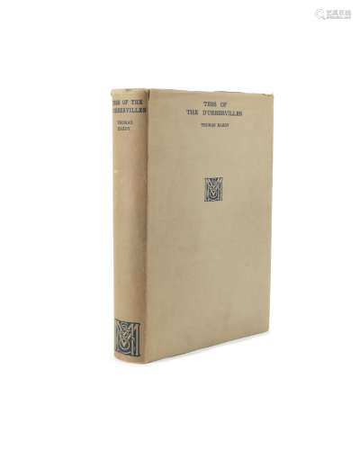 HARDY (THOMAS) Tess of the D'Urbervilles. A Pure Woman, ONE OF 325 LARGE PAPER COPIES SIGNED BY T...
