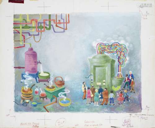 JAQUES (FAITH) - ROALD DAHL 'Charlie and the Chocolate Factory', the original artwork for the cov...