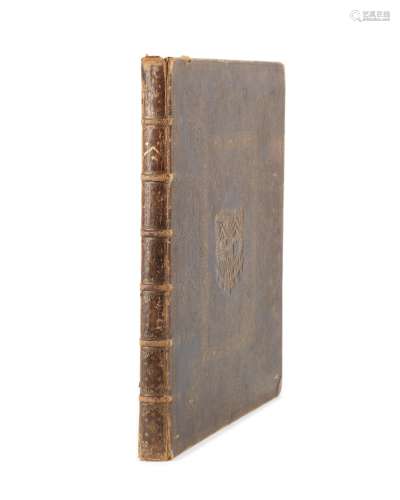 STAFFORDSHIRE – CHETWYND FAMILY AND INGESTRE Calligraphic richly illustrated volume on vellum tra...