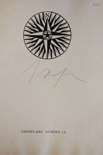 ARP (JEAN) Vers le blanc infini, ONE OF 100 COPIES, SIGNED BY THE ARTIST on the colophon, printed...