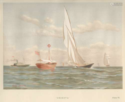 YACHTS MEIKLE (JAMES) AND HENRY SHIELDS. Famous Clyde Yachts 1880-87, FIRST EDITION, Glasgow and ...