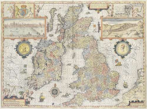 BRITISH ISLES SPEED (JOHN) The Kingdome of Great Britaine and Ireland, John Sudbury and George Hu...