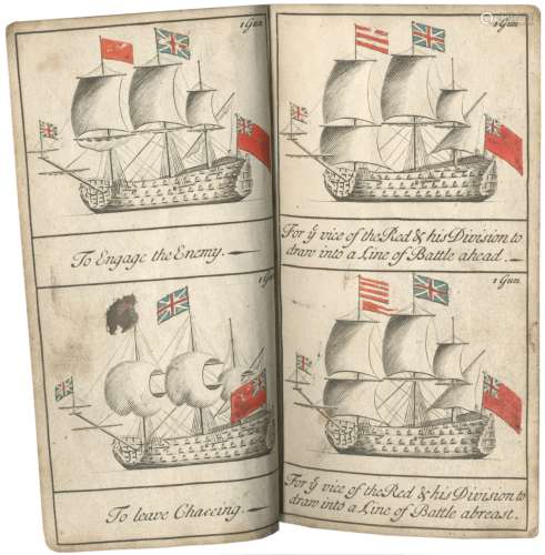 NAVAL [GREENWOOD (JONATHAN) The Sailing and Fighting Instructions or Signals As they are Observed...
