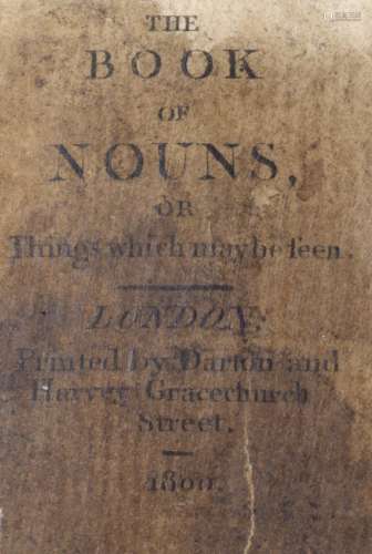 MINIATURE DICTIONARY The Book of Nouns, or Things That May Be Seen, FIRST EDITION, Printed by Dar...