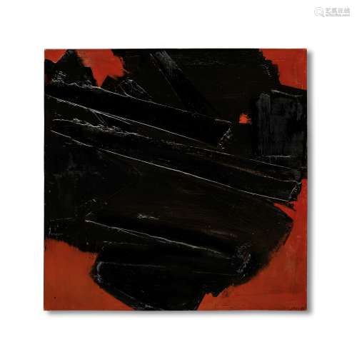 Pierre Soulages (French, born 1919) Peinture 128,5 x 128,5 cm, 16 décembre 1959 1959