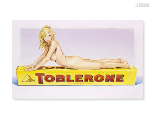 Mel Ramos (1935-2018) Toblerone Tess: The lost painting of 1965 #57 2006