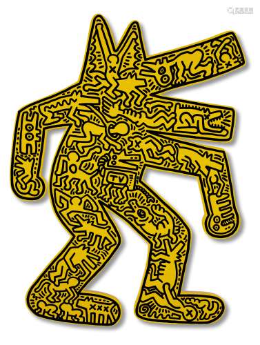 Keith Haring (American, 1958-1990) Dog 1986