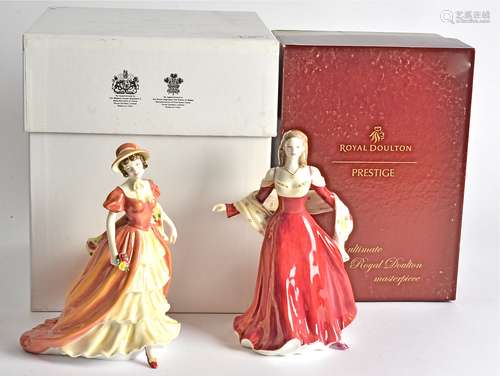 Royal Doulton HN4793 Lady Sarah Jane, prestige lady of the year 2005, boxed, together with Lady