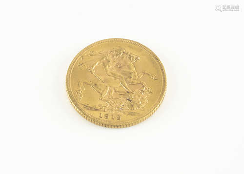 A George V gold full sovereign, dated 1912, VF