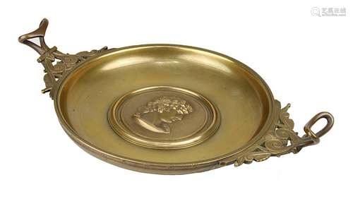 Barbedienne, Ferdinand (Saint-Martin-de-Fresnay 1810 - 1892 Paris), Bronzeschale, runde Schale mit