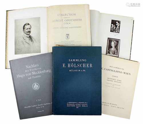 Fünf Auktionskataloge 1908 - 1930, Katalog von Gemälden alter Meister, Nachgelassene Slg. Sir