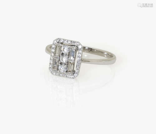 A Diamond Cocktail Ring