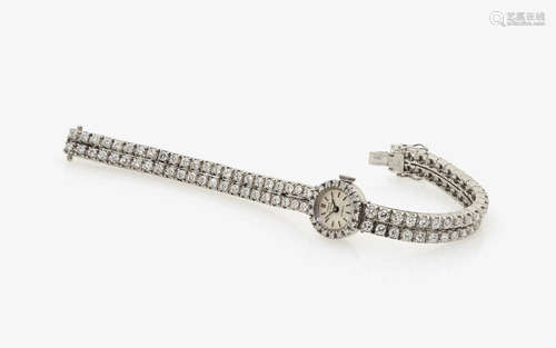 A Diamond set Lady's Bracelet Watch