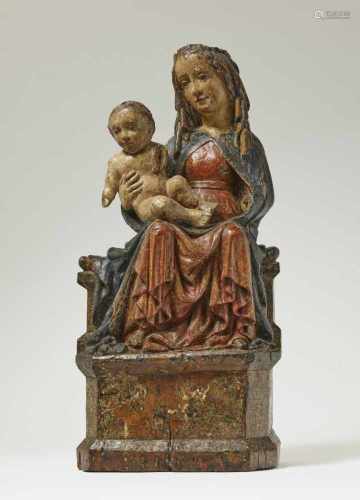 Enthroned Madonna with Child