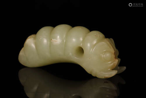 Hongshan Culture - Carved Jade Worm