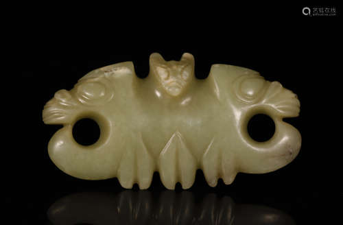 Hongshan Culture - Carved Jade Owl