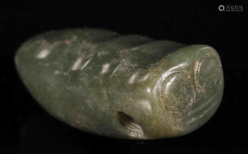 Hongshan Culture - Carved Jade Cicada