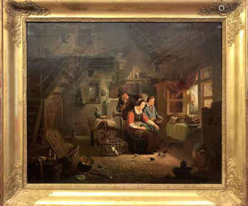 19th Century Oil Painting from German School