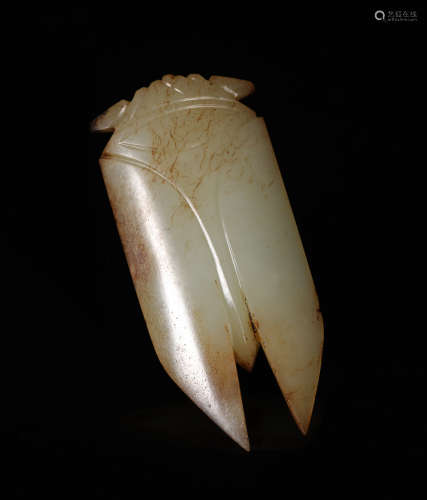 Han Dynastyy - Carved Jade Cicada