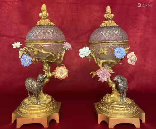 Pair of 19th Century French Decoration
