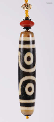 Tang Dynastyy - Three Eye Dzi Beads