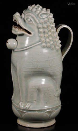 Yuan Dyansty - Yaozhou Ware Lion Water Drip