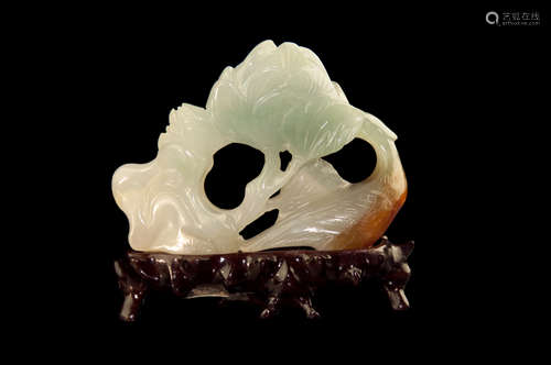 A JADE DECORATION清中期翡翠擺件