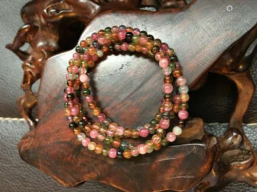 All natural tourmaline bracelet